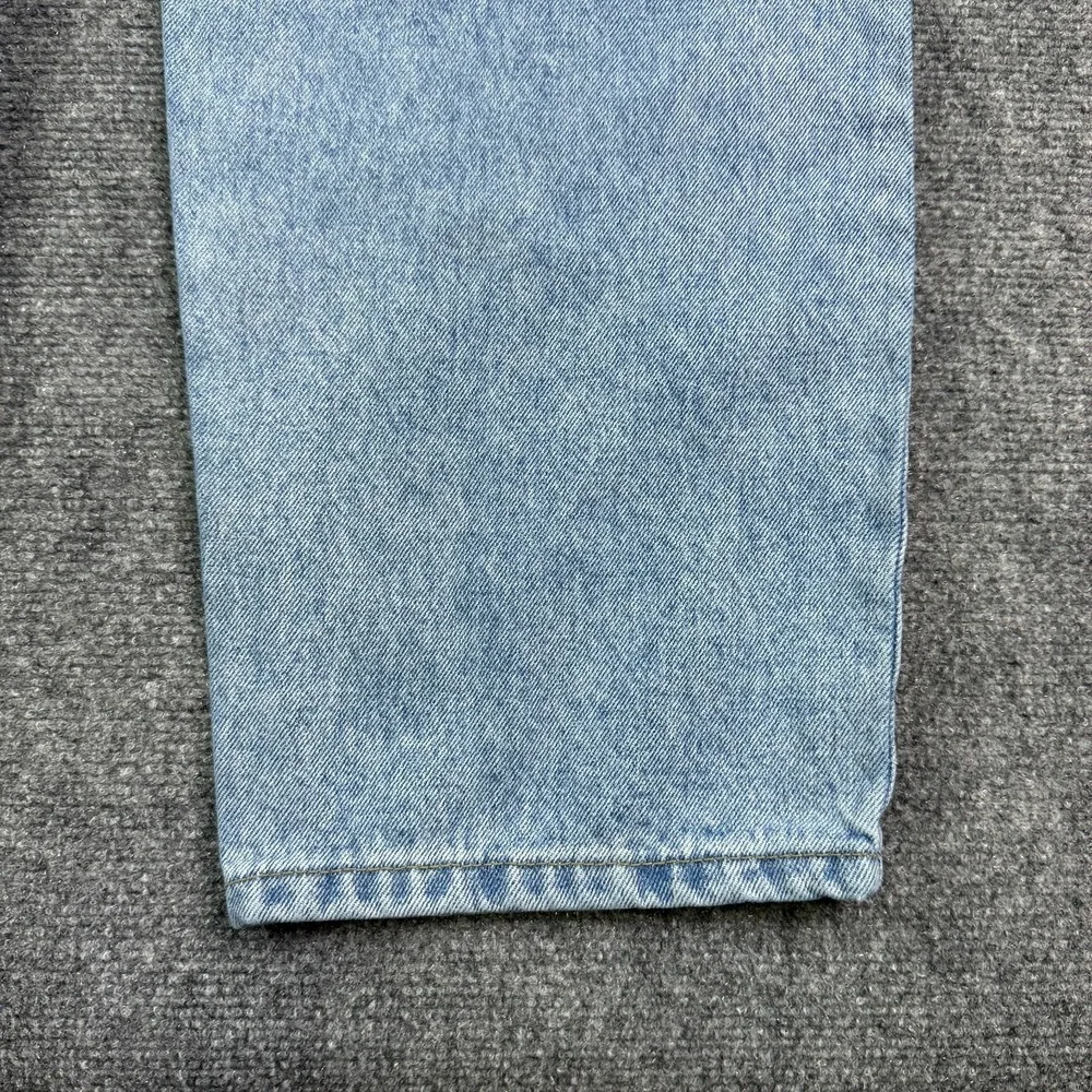 Vintage Bugle Boy 740 Relaxed Fit Jeans Mens 44x30 Light Wash Denim 90s Baggy